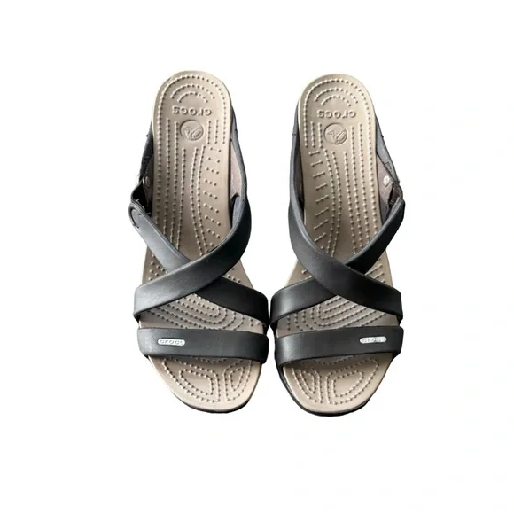 Crocs Shoes Crocs 14558 CROCS Shoes Crocs Cyprus Iv Heels Brown